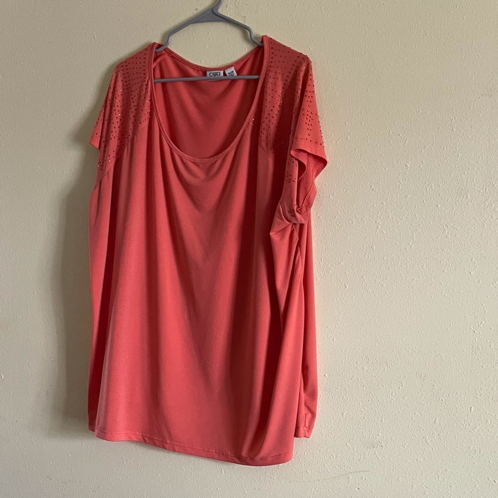 Cato Women’s Peach Top Sz 26/28